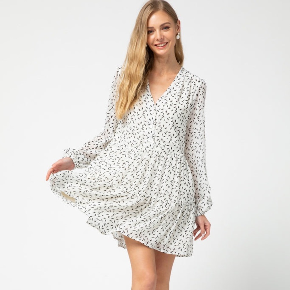 White babydoll dress